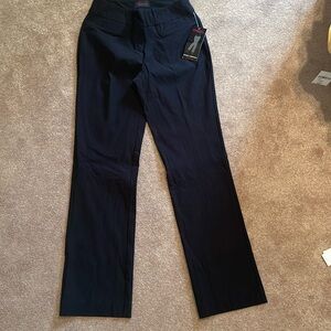 Black boot cut stretch pants